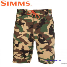 Шорты Simms Seamount Board Shorts Woodland Camo размер 30W